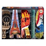 Puzzle 1000 Pcs Colagem de Paris