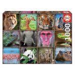 Puzzle 1000 Pcs Colagem dos Animais Selvagens