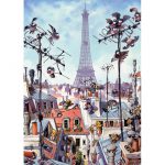 Puzzle 1000 Pcs Loup, Eiffel Tower2