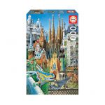 Puzzle 1000 Pcs Miniatura Gaudi Collage