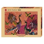 Puzzle 1000 Pcs Turnowsky Peacock & Butterflies