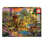 Puzzle 1000 Peças Terra de Dinossauros