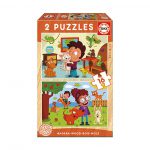 Puzzle 2 x 16 Animais de Estimação