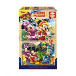 Puzzle 2 x 16 Mickey and The Roadsters Racers