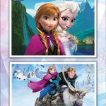 Puzzle 2 x 48 Pcs Frozen