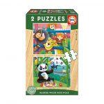 Puzzle 2 x 8 Animais do Zoo