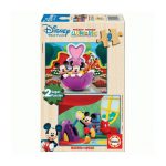 Puzzle 2 x 9 Pcs A Casa de Mickey Mouse