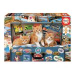 Puzzle 200 Pcs Gatinhos Viajantes