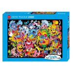 Puzzle 2000 Pcs New Psychedoodle