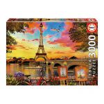 Puzzle 3000 Peças Pôr do Sol em Paris