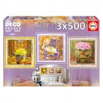 Puzzle 3×500 Enchanted Moments Gail Marie “Deco Puzzle”