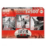 Puzzle 3×500 Grandes Cidades “Deco Puzzle”