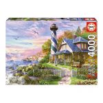 Puzzle 4000 Pcs Farol em Rock Bay