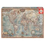 Puzzle 4000 Pcs Mapa Mundi