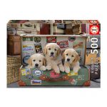 Puzzle 500 Pcs Cachorros na Mala