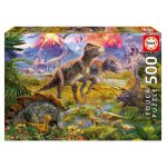 Puzzle 500 Pcs Encontro de Dinossauros