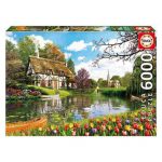 Puzzle 6000 Pcs Cabana no Lago