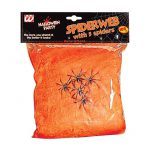 Teia de Aranha Laranja c 5 Aranhas 100grs