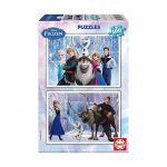 Puzzle 2 x 100 Pcs Frozen