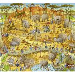 Puzzle 1000 Pcs Degano, African Habitat