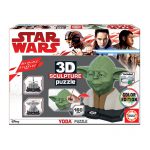 Puzzle 3D Escultura Yoda pcolorir