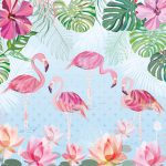 Puzzle 1000 Pcs Turnowsky Flamingos & Lilies-2