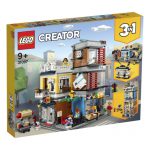 LEGO CREATOR Casa da Cidade com Loja de Animais e Café 31097