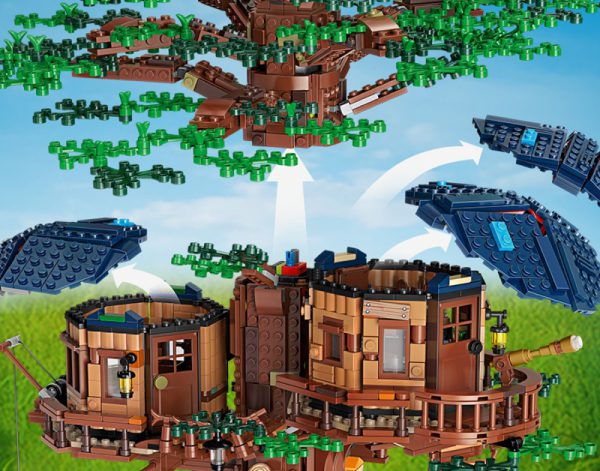 Casa na árvore Minecraft (250 peças)