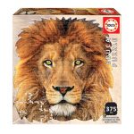 Puzzle-367-Pcs-Leão-Animal-Face-Shaped-EDUCA-18653-a