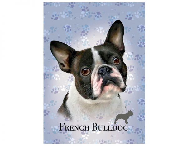 Puzzle de 100 peças com a imagem dum Bulldog Francês