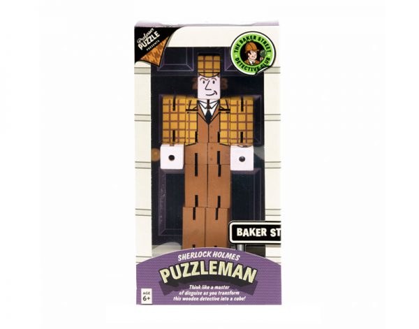 Embalagem do quebra-cabeças puzzleman do Sherlock Holmes