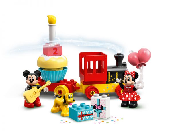 Lego duplo Comboio com bolo de anos e Mickey, Minie e Pluto