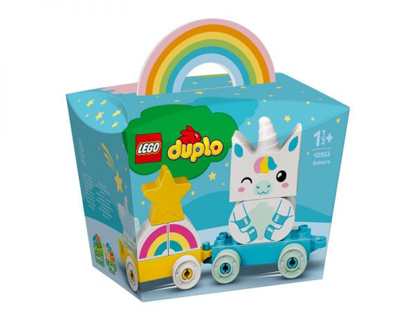 Caixa do produto LEGO duplo Unicórnio