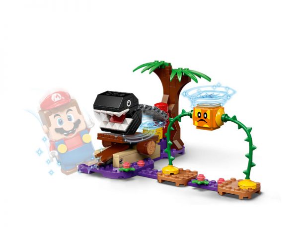 Lego Super Mário expansão do nível na selva