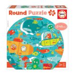 121537-Puzzle-28-Pcs-Fundo-do-Mar-Round-Educa-18907-cx