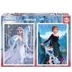 121545-Puzzle-2×500-Peças-Frozen-EDUCA-19016-cx