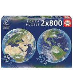 121612-Puzzle-2×800-Pcs-Planeta-Terra-Round-EDUCA-19039