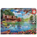 121614-Puzzle-5000-Pcs-Casa-No-Lago-EDUCA-19056_