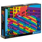 121776-Puzzle-500-Pcs-Colorboom,-Squares-Clementoni-C35094