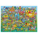 121853-Puzzle-1000-Pcs-Burgerman-Doodle-Village-HEYE-HY29936-