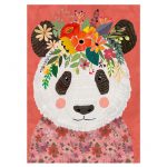 121839-Puzzle-1000-Pcs-Floral-Friends-Cuddly-Panda-HEYE-HY29954-