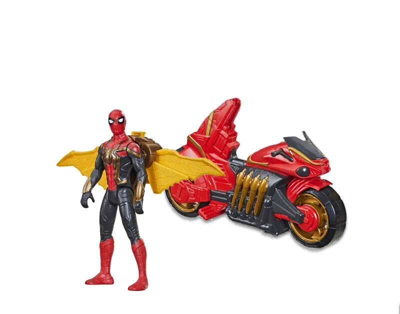 Hasbro - Spider-man - Moto Aranha Spider-Man - Conjunto de Jogo com Figura  e Projéteis ㅤ, SPIDERMAN