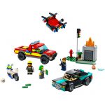 LEGO CITY Bombeiros e Perseguição Policial 60319 1
