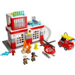 LEGO DUPLO Quartel dos Bombeiros e Helicóptero 10970 1
