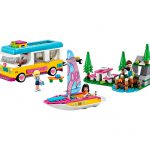 LEGO FRIENDS Floresta – Autocaravana e Barco à Vela 41681 1