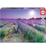 Puzzle 1000 Pcs Bicicleta em Campo de Lavanda