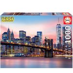 Puzzle 1000 Pcs Ponte de Brooklyn Neon