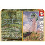 Puzzle 2×1000 Pcs Monet