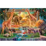 Puzzle 4000 Pcs Savana Ganhando Vida 1