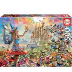 Puzzle 500 Pcs Fadas e Borboletas